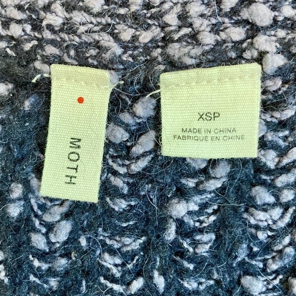 Anthropologie Moth Alpaca Blend Sweater‎ Women's Size xsp - Picture 5 of 16